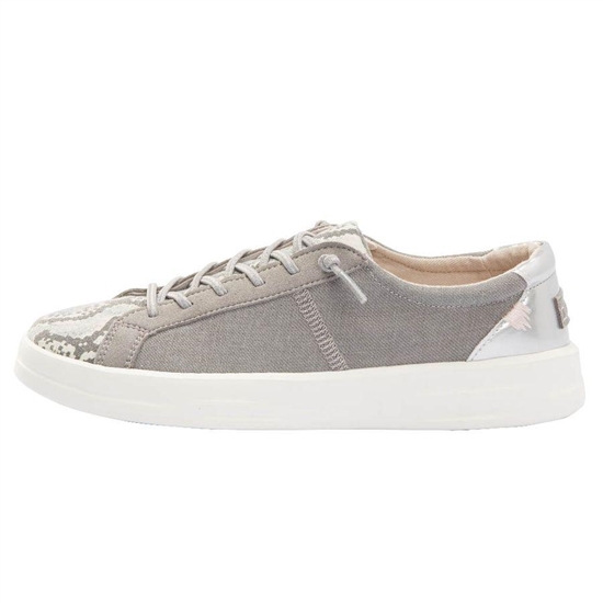 Baskets Hey Dude Karina Femme Argent | NSEZGF-154