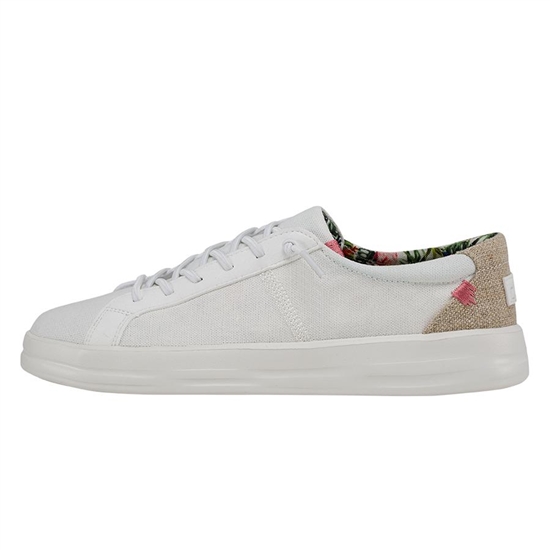 Baskets Hey Dude Karina Femme Blanche | YOFWGJ-492