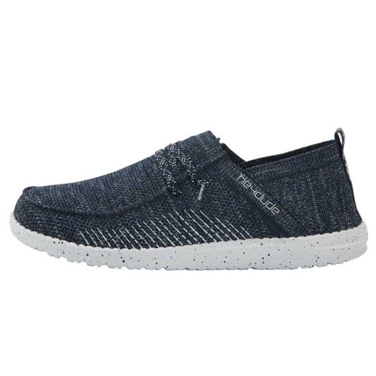Baskets Hey Dude Wally Halo Homme Bleu Marine | WZRMOK-960