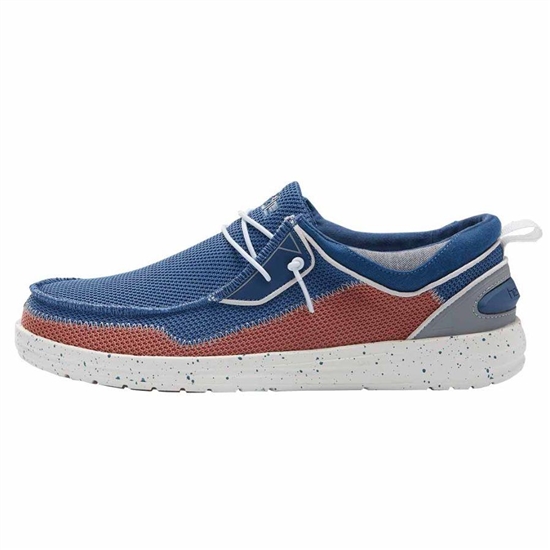 Baskets Hey Dude Wally Storm Homme Bleu Marine | KRQASY-057