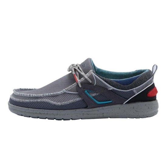 Baskets Hey Dude Wally Storm Homme Grise Foncé | AZDKNP-253