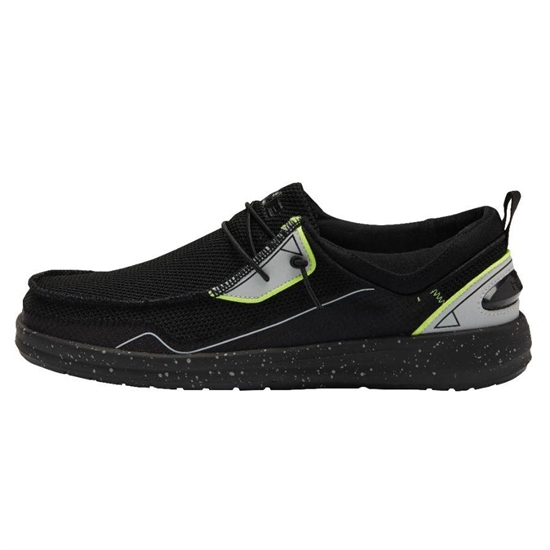 Baskets Hey Dude Wally Storm Homme Noir | LDUQVZ-534