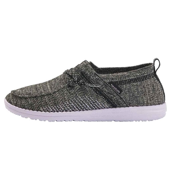 Baskets Hey Dude Wendy Halo Femme Noir | YVXGWS-537