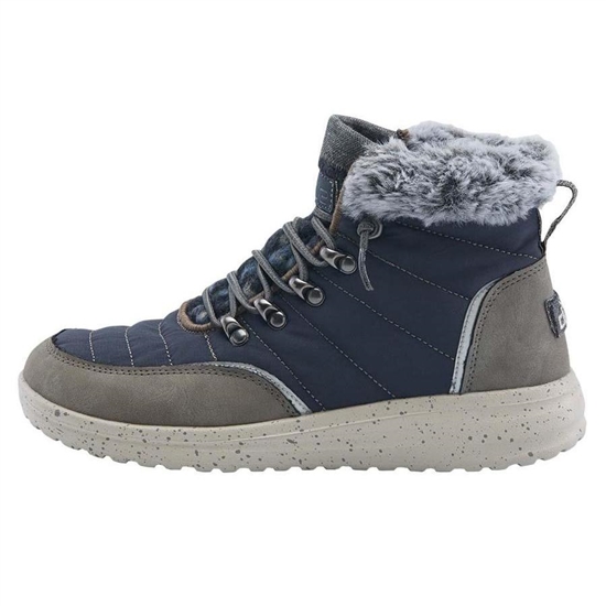 Bottes Hey Dude Brandy Femme Bleu Marine | NVSBOW-963