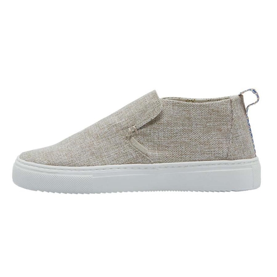 Bottes Hey Dude Peyton Linen Femme Beige | VFOCMW-971