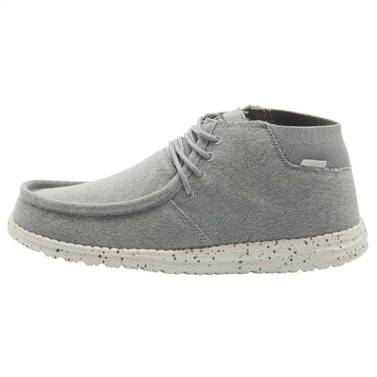 Bottes Hey Dude Wayne Homme Woven Charcoal | ODSTWQ-410