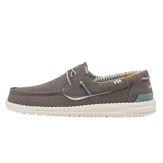Chaussures Bateau Hey Dude Welsh Chambray Homme Oak | CEPKDA-491