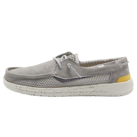 Chaussures Bateau Hey Dude Welsh Grip Homme Steel | ZQGNHB-490