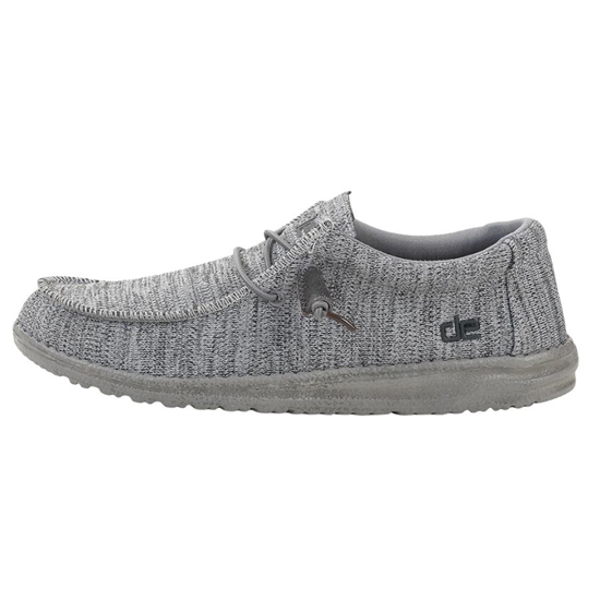 Chaussures Casual Hey Dude Wally Sox Classiche Homme Grise | PRLDIG-568