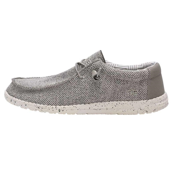Chaussures Casual Hey Dude Wally Sox Funk Homme Ash | BJFVKM-580