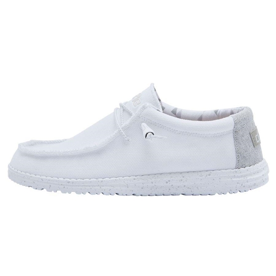 Chaussures Casual Hey Dude Wally Sox Funk Homme Blanche | CMDJBE-918