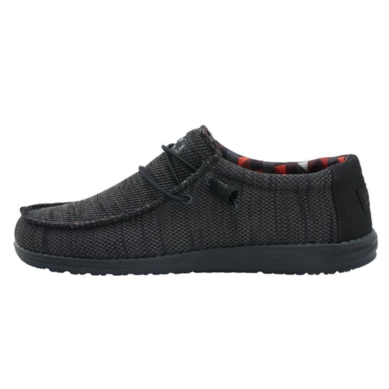 Chaussures Casual Hey Dude Wally Sox Funk Homme Noir | IPBMHE-032