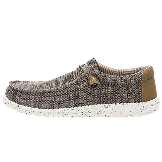 Chaussures Casual Hey Dude Wally Sox Funk Homme Marron | TRNJMQ-769
