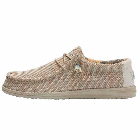 Chaussures Casual Hey Dude Wally Sox Multi Homme Orange | ICTKSJ-816
