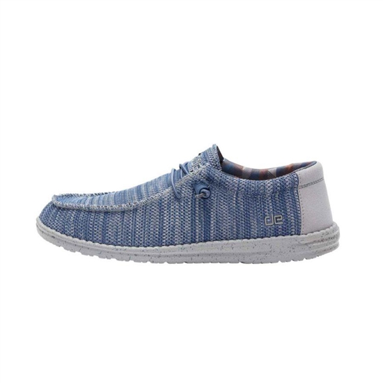 Chaussures Casual Hey Dude Wally Sox Multi Homme Bleu Grise | NKYSVX-096