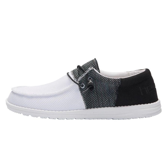 Chaussures Casual Hey Dude Wally Sox Tri-Tone Homme Noir | DAHVGZ-854