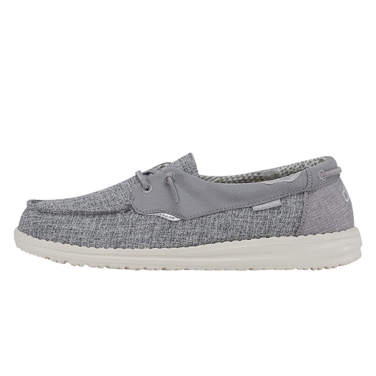 Slip Ons Hey Dude Laila Chambray Femme Artic Ice | KMVWBI-897
