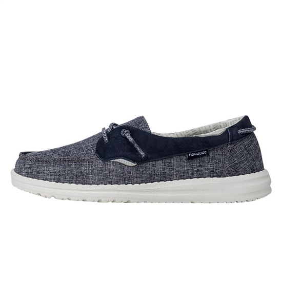 Slip Ons Hey Dude Laila Chambray Femme Bleu | PMRSUY-408