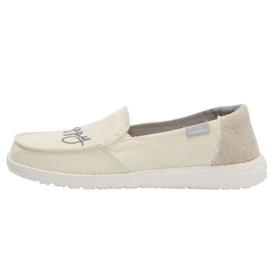 Slip Ons Hey Dude Lena Natural Femme Natural Turtledove | XMCYBU-821