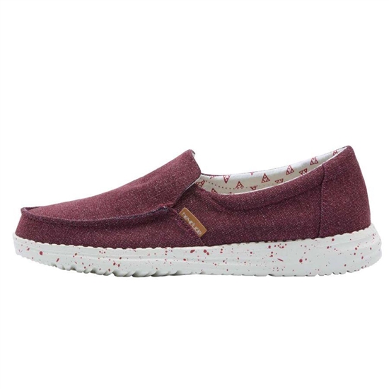 Slip Ons Hey Dude Misty Femme Bordeaux | QHIYJN-402