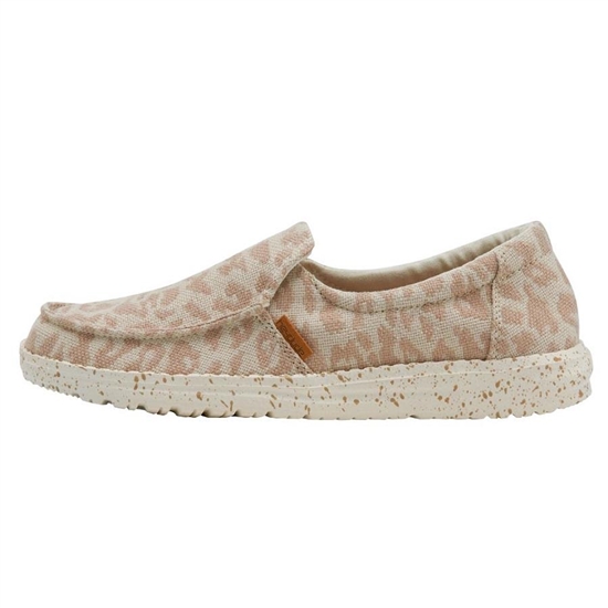 Slip Ons Hey Dude Misty Woven (V) Femme Cheetah Tan | XKODRY-792