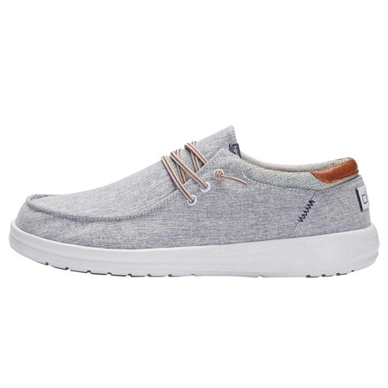 Slip Ons Hey Dude Paul Chambray Homme Azur | JTKHSX-965