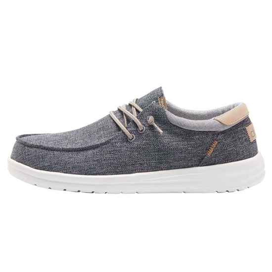 Slip Ons Hey Dude Paul Chambray Homme MoonRock | RMEYZW-631