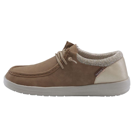Slip Ons Hey Dude Polly Femme Nut | HYFNKG-742