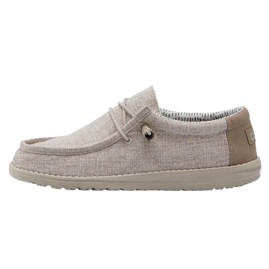 Slip Ons Hey Dude Wally Chambray (V) Homme Nut | GIUAME-481