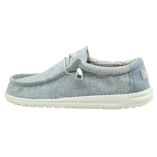 Slip Ons Hey Dude Wally Chambray (V) Homme Bleu | YWCVGI-482