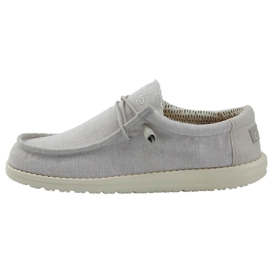 Slip Ons Hey Dude Wally Chambray (V) Homme Grise | ZNSFDR-423