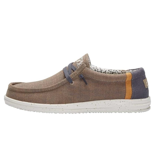 Slip Ons Hey Dude Wally Free Natural Homme Beige | EKRJVB-625