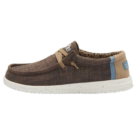 Slip Ons Hey Dude Wally Free Natural Homme Natural Cub | HGITXF-084