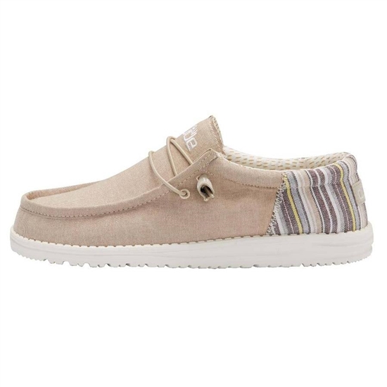 Slip Ons Hey Dude Wally Funk Homme Sable | NMEWIO-925