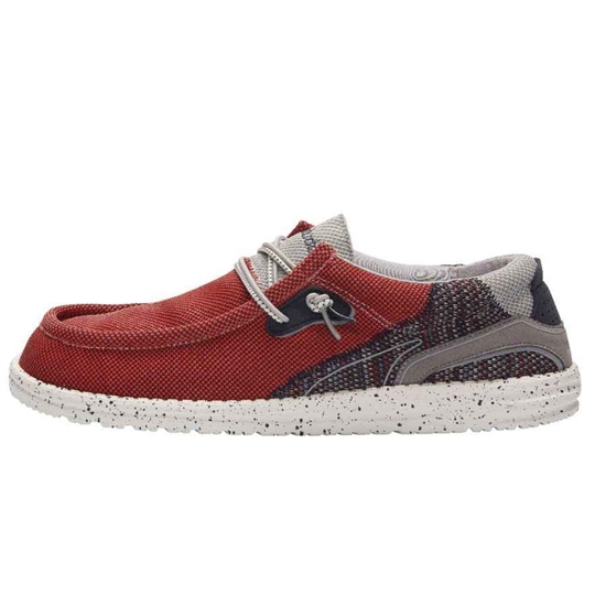 Slip Ons Hey Dude Wally Hawk Homme Grise | MGQOSI-625