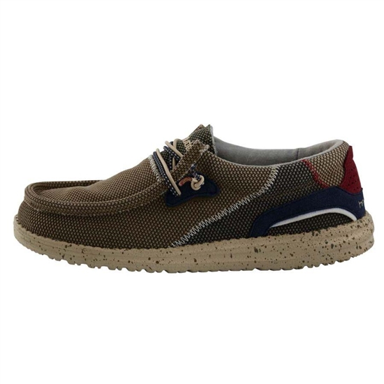 Slip Ons Hey Dude Wally Hawk Homme Nut | PGVSFT-729