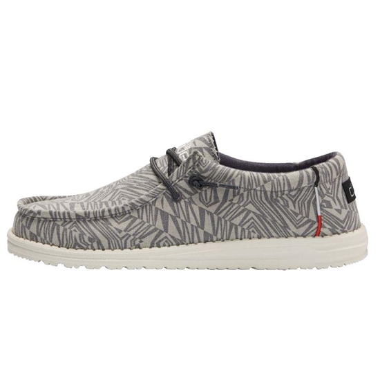 Slip Ons Hey Dude Wally Print Homme Grise | QODJIY-157