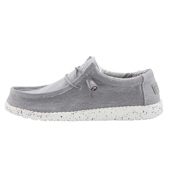 Slip Ons Hey Dude Wally Stretch Homme Iron | EBMKHL-358