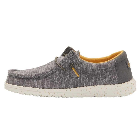 Slip Ons Hey Dude Wally Stretch Youth Taupe | LQOWTK-805