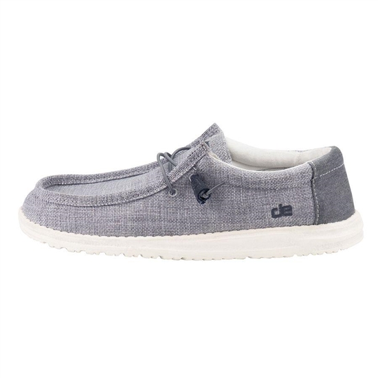 Slip Ons Hey Dude Wally Woven Homme Grise | BYROCH-810