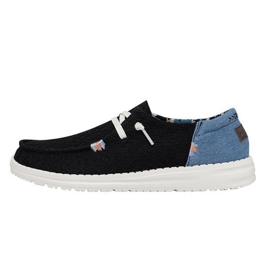 Slip Ons Hey Dude Wendy Boho Femme Noir | DWFHEU-179