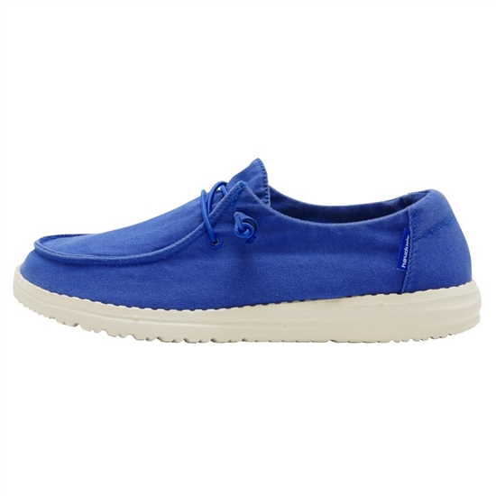 Slip Ons Hey Dude Wendy Bright Femme Bleu | TANLOS-097