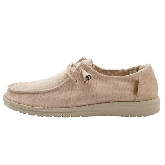Slip Ons Hey Dude Wendy Chambray (V) Femme Peach | DEZMOP-748