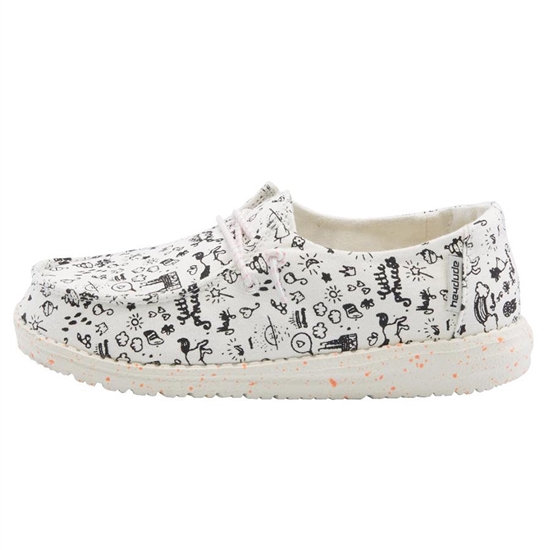 Slip Ons Hey Dude Wendy Doodle Youth Doodle | HGRKBT-489