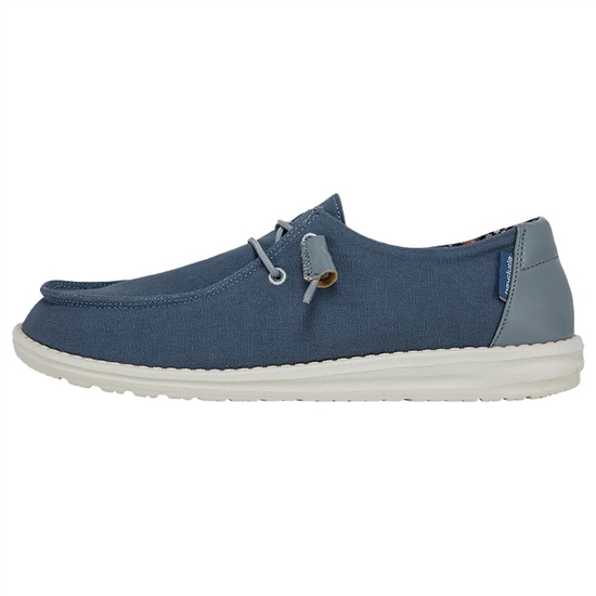 Slip Ons Hey Dude Wendy Femme Bleu | IJFVQA-518