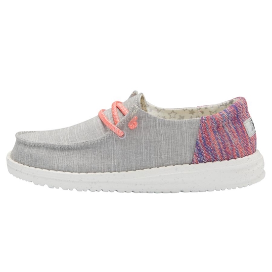 Slip Ons Hey Dude Wendy Funk Youth Grise | TGKRWQ-587