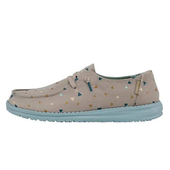 Slip Ons Hey Dude Wendy Print Femme Sable | LIAWBU-671