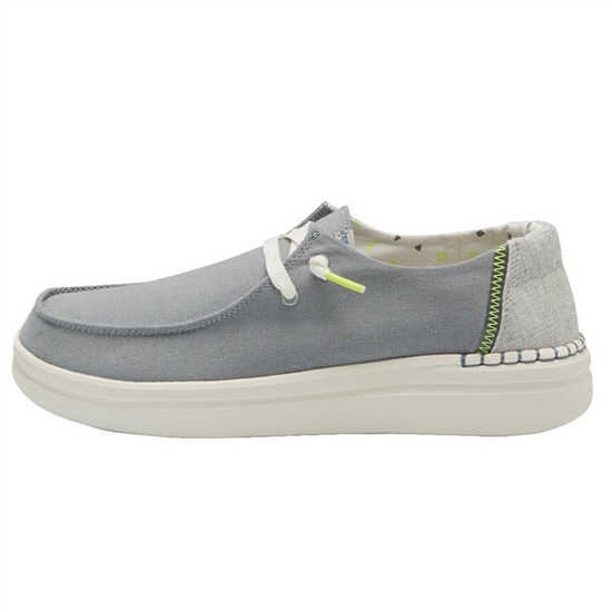 Slip Ons Hey Dude Wendy Rise Chambray Femme Bleu | XFMAIR-103