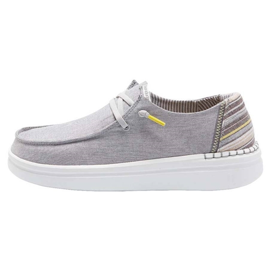 Slip Ons Hey Dude Wendy Rise Femme Grise | SKPXEQ-215