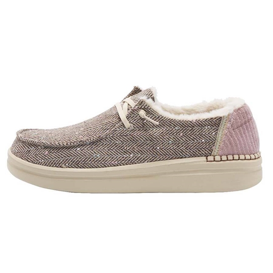 Slip Ons Hey Dude Wendy Rise Femme Herringbone | NPVXUO-275